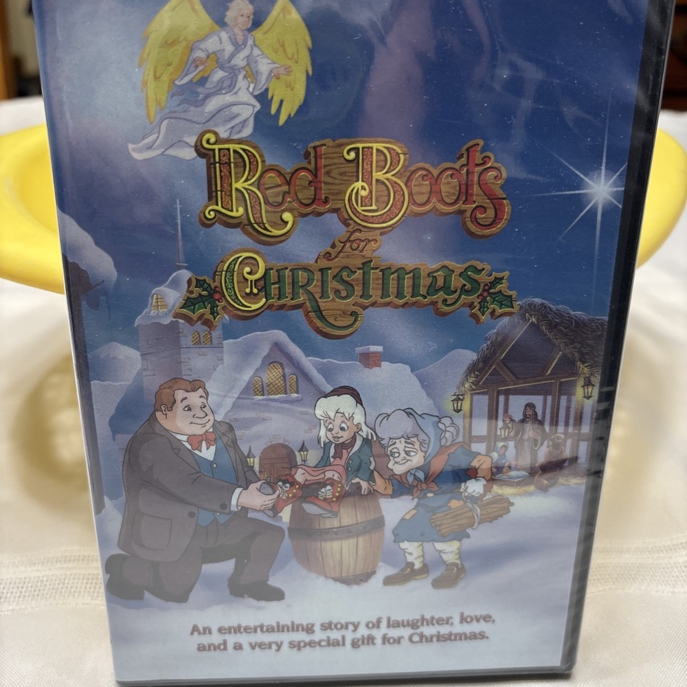 Vintage Red Boots For Christmas DVD Animated Holiday Movie Film 2002 New‎ Sealed